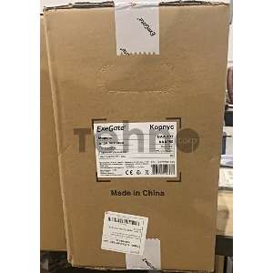 Корпус Minitower Exegate BAA-103 Black, mATX, <AAA350, 80mm>, 2*USB, Audio
