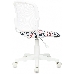 Кресло детское Бюрократ CH-W296NX белый TW-15 сиденье мультиколор красные губы сетка/ткань крестов. пластик пластик белый, фото 8