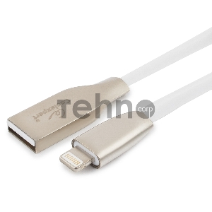 Кабель Cablexpert для Apple CC-G-APUSB01W-3M, AM/Lightning, серия Gold, длина 3м, белый, блистер
