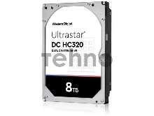 Жесткий диск для сервера WD/HGST Ultrastar 7K8 (3.5’’, 8TB, 256MB, 7200 RPM, SAS 12Gb/s, 512E SE), SKU: 0B36400