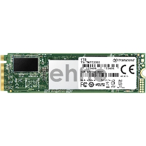 Твердотельный накопитель Transcend MTE220S SSD 1TB, 3D TLC, M.2 (2280), PCIe Gen 3.0 x4, NVMe, R3400/W1900, TBW 2200