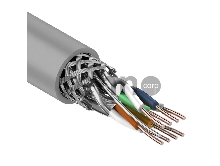 Кабель витая пара Rexant SF/FTP, категория 7, 4 x 2 x 0,57 мм, PVC, внутреннний, серый, 305м