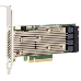 Контроллер MegaRAID 9460-16I SGL (05-50011-00), PCIe 3.1 x8 LP, SAS/SATA/NVMe, RAID 0,1,5,6,10,50,60, 16port(4 * int SFF8643), 4GB Cache, 3516ROC, фото 6