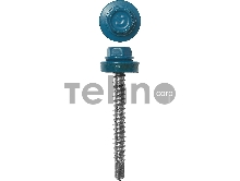 Саморезы СКД кровельные, RAL 5009 небесно-голубой, 35 х 4.8 мм, 380 шт, для деревянной обрешетки, ЗУБР