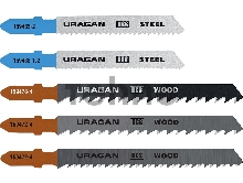 Набор полотен URAGAN, T101B,T144D,T101D,T118A,Т118B, по дереву и металлу, 5 предметов