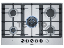 Газовая варочная поверхность Bosch PCQ7A5M90R серебристый