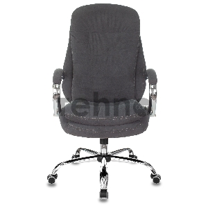Кресло руководителя Бюрократ T-9950SL Fabric серый Alfa 44 крестовина металл хром