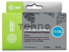 Картридж струйный Cactus CS-CZ133 (№711) черный для HP DesignJet T120/T520 (73мл)