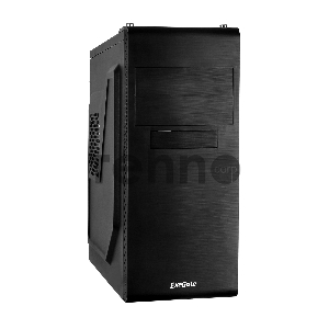 Корпус Miditower Exegate UN-603 Black, ATX, <UN400, 120mm> 2*USB, Audio