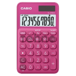 Калькулятор карманный Casio красный 10-разр.