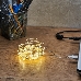 Гирлянда «Роса» 10 м, 100 LED, USB, теплое белое свечение NEON-NIGHT, фото 3