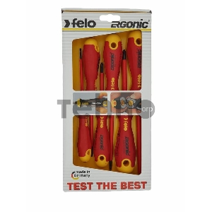 Набор отверток FELO 41396198  набор диэлектрических отверток ergonic 6шт