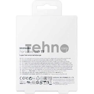 Твердотельный накопитель Samsung SSD 500GB T7 Touch, USB Type-C, R/W 1000/1050MB/s, Titanium