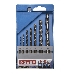 Набор сверл ЗУБР 4-29625-H7R  ЭКСПЕРТ по металлу резьбовой стальP6M5 2.5-10.2мм 7шт., фото 3