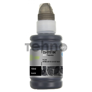 Чернила Cactus CS-GT51BK черный 100мл для HP Deskjet GT