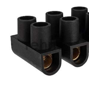 Клеммная колодка винтовая KВ-14 (6-14 мм²), ток 20 A, полипропилен черный, индивидуальная упаковка, 1 шт. REXANT