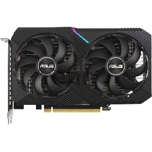 Видеокарта Asus PCI-E 4.0 DUAL-RTX3060TI-O8G-MINI-V2 LHR NVIDIA GeForce RTX 3060Ti 8192Mb 256 GDDR6 1680/14000/HDMIx1/DPx3/HDCP Ret