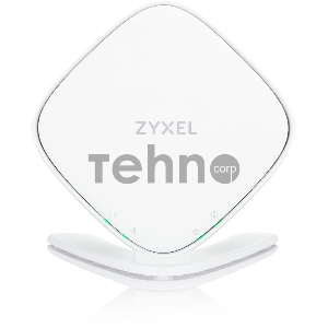 Точка доступа/мост/повторитель Zyxel WX3100-T0, AX1800, 802.11a/b/g/n/ac/ax (600+1200 Мбит/с), EasyMesh, 2xLAN GE