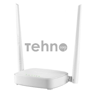 Сетевое оборудование TENDA N301 маршрутизатор 802.11n, до300Мбит/с, 2T2R, LAN: 3х10/100Мбит/с, WAN: 1х10/100Мбит/c, 2 внешние антенны 5дБи