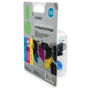 Картридж струйный Cactus CS-CB337 трехцветный для №141 HP DeskJet D4263/D4363/D5360 (9ml)