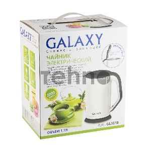 Чайник электрический Galaxy GL 0318 (белый)
