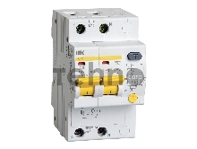 Выключатель автоматический дифференциального тока ИЭК 2п 25А/30мА  АД-12 MAD10-2-025-C-030
