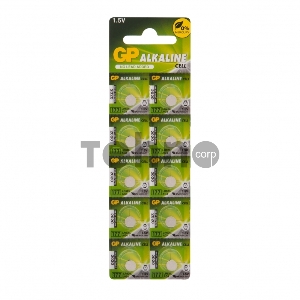 Батарейка GP Alkaline 177 (G4, LR626), алкалиновая, 1 шт., в блистере (отрывной блок), 177-2CY, 4891199026690