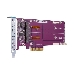 Плата расширения QNAP QM2-2S-220A Dual M.2 22110/2280 SATA SSD expansion card (PCIe Gen2 x2), Low-profile bracket pre-loaded, Low-profile flat and Full-height are bundled (shorter version to support TVS-x82/TS-x77 PCIe slot 2 & slot 3), фото 3
