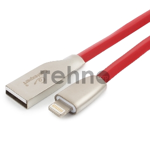 Кабель Cablexpert для Apple CC-G-APUSB01R-3M, AM/Lightning, серия Gold, длина 3м, красный, блистер