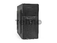 Корпус Minitower ExeGate EX286427RUS BA-309-500W-8 (mATX, БП AA500 с вент. 8см, 2*USB, HD аудио, черный)