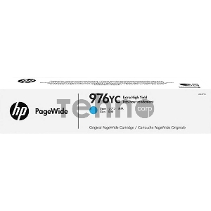 Картридж струйный HP 976YC L0S29YC голубой для HP PW Pro 5777/552 (16000стр.)
