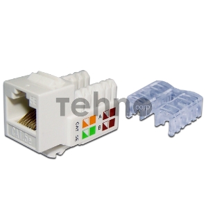 Модуль RJ45, кат.5е, белый