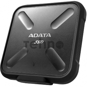 Внешний SSD 3.3 1TB ADATA SD700 External SSD ASD700-1TU3-CBK USB 3.1 Gen 1, 440/440, MTBF 2M, 3D V-NAND TLC, 800TBW, IP68, Black, Retail