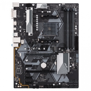 Материнская плата ASUS PRIME B450-PLUS, ATX B450, 4*DDR4, DVI+HDMI, CrossFireX, SATA3 + RAID, Audio, Gb LAN, USB 3.1*7, USB 2.0*6, COM*1 header (w/o cable)