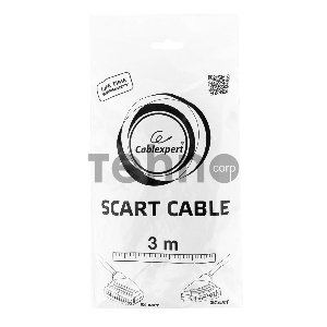 Кабель Кабель аудио/видео Gembird CCV-518, SCART / SCART, 21pin, 3м (CCV-518-3M )