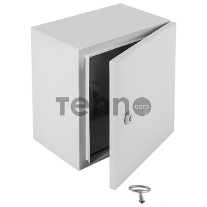 Шкаф электротехнический настенный Elbox EMW, IP66, 600х600х210 мм (ВхШхГ), дверь: металл, металл, цвет: серый
