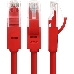 Патч-корд Greenconnect Патч-корд UTP прямой 1 m AWG24 кат.5е,  RJ45,  медь, литой (Красный), пластик пакет (GCR-LNC04-1.0m), фото 2