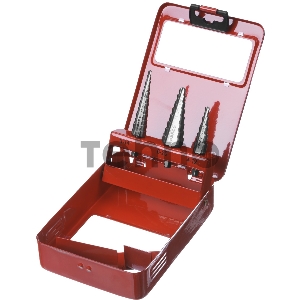 Набор ступенчатых сверл Зубр Мастер 29665-3-20-H3 d=3-14мм,12ступ. d=4-12мм 5 ступ., d=6-20мм 14с