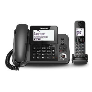Р/Телефон Dect Panasonic KX-TGF320RUM серый металлик автооветчик АОН