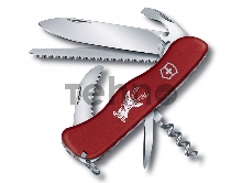 Нож перочинный Victorinox HUNTER (0.8573) 111мм 12функций красный