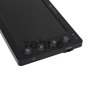 Цветной монитор  видеодомофона 7 формата AHD(1080P), с детектором движения, функцией фото- и видеозаписи. Цвет черный (модель AC-435)