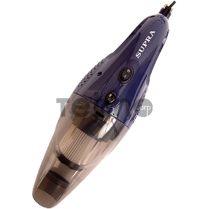 Проводной пылесос SUPRA VCS-5090 2 в 1 циклон 600Вт прозрачный пылесборник 1 л шнур 4 м 3 насадки в комплекте составная металлическая ручка синий
