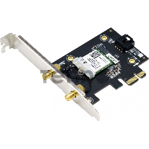 Сетевой адаптер ASUS PCE-AX1800 WIFI 802.11ax, 2402 + 574Mbpsб PCI-E Adapter, 2 антенны; 90IG07A0-MO0B00