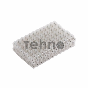 Клеммная колодка винтовая KВ-10 (4-10 мм²), ток 10 A, полиэтилен белый (ЗВИ) СМАРТКИП