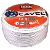 Кабель коаксиальный CAVEL DG-113, Cu/Al/CuSn, 75%, 75 Ом, бухта 100 м, белый, фото 2