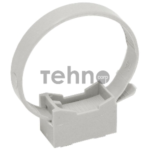 Держатель хомутный для труб со стяжкой d32-63 CFF2 сер. ИЭК CTA10MP-CFF263-K41-100