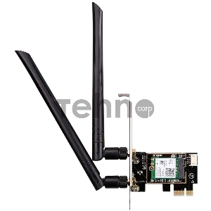 Беспроводной двухдиапазонный D-Link DWA-X582/RU/A2A PCI Express адаптер AX3000 с поддержкой MU-MIMO