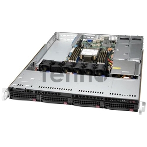 Платформа Supermicro SYS-510P-WTR 1U, LGA-4189, TDP 270W, Intel C621A, 8xDDR4, 4x 3.5