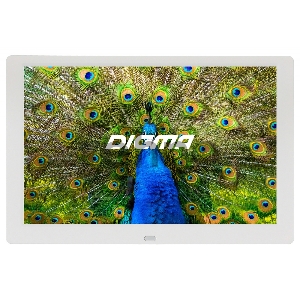 Фоторамка Digma 10.1 PF-1043 IPS 1280x800 белый пластик ПДУ Видео