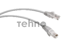 Патч-корд WRline WR-PC-RJ45-UTP-5E-5-GY UTP RJ-45 вил.-вилка RJ-45 кат.5E 5м серый LSZH (уп.:1шт)